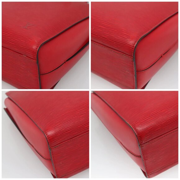LOUIS VUITTON Epi Duplex Tote Bag Red M52427 LV Auth 133839 - Picture 15 of 15